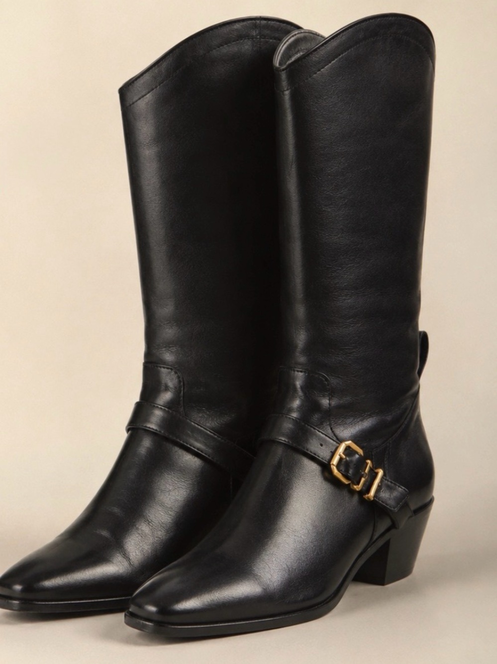 Roberto Vianni by Neiman Marcus Italian Leather Harness Riding Boots EU38 US7.5‎